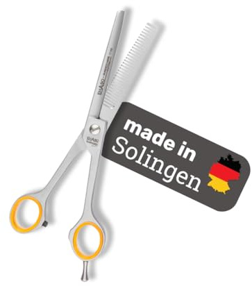 EHASO einseitige, hochwertige Modellierschere Rostfrei, 17cm mit 30er Zahnung
