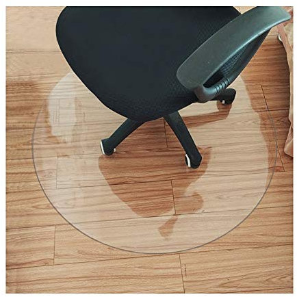 WUZMING Bodenschutzmatte, Runden Multifunktion Kunststoffmatte PVC Transparent Antifouling Einfach Zu Säubern, 11 Größen, Anpassbar (Color : 1mm, Size : 70cm)