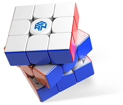 GAN12 Maglev Cubo di Velocità Professionale 3x3 Speed Cube, 64 Punti Magnetici, Cubo Magnetico con Auto-Allineamento a 35°, 36 Sensazioni di Rotazione Regolabili, Ideale per Avanzati e Regalo(UV)