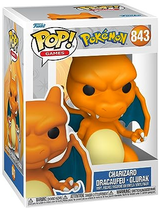 Funko Pop! Games: Pokemon - Charizard - Figurine en Vinyle de Collection - Idée Cadeau - Produit Officiel - Jouets pour Enfants et Adultes - Figurine modèle pour collectionneurs et Exposition