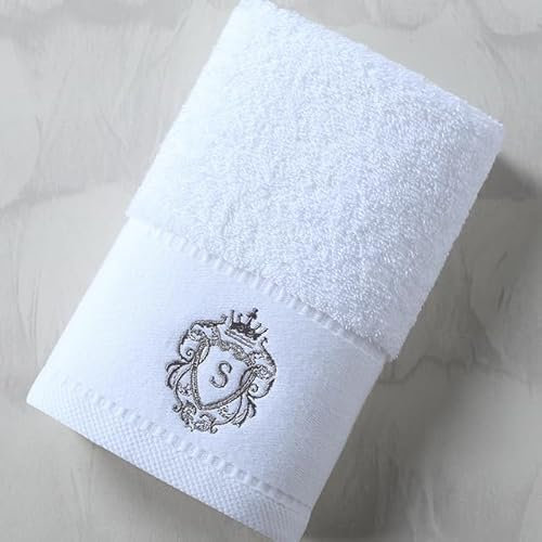 YOGAES 80 x 150 cm, 100% Baumwolle, Badetücher, Hotel, Spa, Club, Sauna, Schönheit, kleines Handtuch, Gesichtstuch, Salon – Weiß, 80 x 150 cm, 750 g, 1 Stück