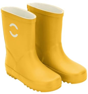 Mikk-line Botas de goma para niños Bare Foot | Botas de lluvia para niños acolchadas | Botas de goma acolchadas para niños | Botas de goma impermeables | Zapatos de lluvia y botas para, Girasoles., 29