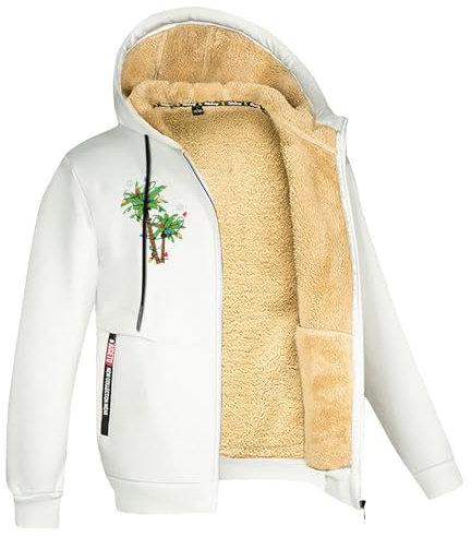 SRZYMJ Mantel Herren Lang Winter Dickes Flauschfutter Wintermantel Parka Lang Übergangsjacke Freizeitjacke Outdoorjacke Funktionsjacke 3 In 1 Softshelljacke Sweatjacke Steppjacke Fleecejacke