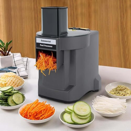 Coupe-LéGumes éLectrique, Robot Culinaire Professionnel - Coupe-LéGumes, RâPe, Trancheuse, Coupe-LéGumes, Coupe-LéGumes Professionnel, Avec 3 Lames En Acier Inoxydable, Pour Carottes, Pommes De