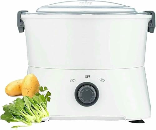 BGVYFXEZ Pelador de Patatas eléctrico, pelador de Patatas eléctrico automático, para Patatas, Manzanas y Zanahorias