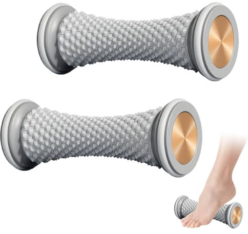 Pallone da riccio per massaggio ai piedi, 2 pezzi, rullo massaggiante per i piedi, massaggiatore per mani e piedi, per alleviare lo stress e rilassamento, per massaggiare i piedi, per sperone