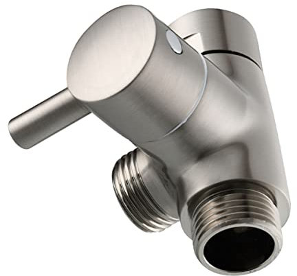 Lurrose 1pezzi Soffione Doccia Braccio Deviatore Per Rubinetto Valvola Deviatrice Per Doccia Adattatore Da Materiale in Rame Spesso Installazione Facile Senza Perdite