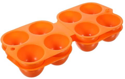 SHINEOFI 2 Pièces Boîte à Oeufs Étanche pour Réfrigérateur Organisateur Pratique avec Compartiments Séparés Design Élégant et pour Cuisine et Camping