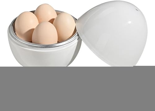 Cuociuova a microonde – Cuociuova in camicia per microonde | Bollitore rapido per uova sode o morbide | Bollitore per uova sode o morbide | Strumento di cottura compatto e accessorio per microonde per