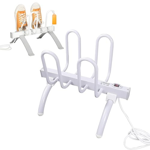 Fast Drying Shoe Rack, Portable Boot Warmer, Aluminum Heated Dryer, Gentle 45-55°C, Long 1.4m Power Cord, Family Use, Multi-Function Shoe Dryer, Portable Electric Shoe Dryer 2shoes