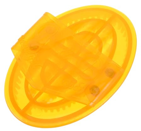 IWOWHERO Meridian Massagebürste PVC Körpermassagebürste Orange Druckpunktmassagegerät für Beine und Ganzkörper Entspannung Zuhause und Reise