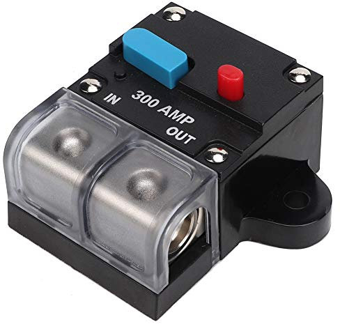 Sicherungsautomat, Leistungsschalter Rücksetzbarer Audio Sicherungsautomat 80A-300A, selbstwiederherstellende Sicherung, manuelle Rückstelltaste(300A)