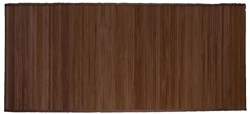 HERSIG Alfombra de Bambú Natural Antideslizante para Interior o Exterior 140x200 cm