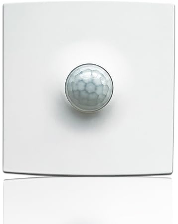 Lowenergie 200 W Wall-Mounted PIR Occupancy Sensor – 2-Wire Auto Light Switch, 360° Detection, Adjustable Delay, 100–250 V AC