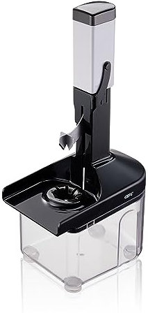 GEFU CORER Plum Stoner | Plums, Mirabelles, Apricots up to Diameter 5 cm | Ejector & Extra Large Container | Non-Slip & Dishwasher Safe