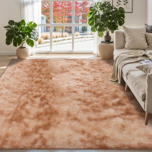 ISMOL Tapis Doux et Moelleux pour Salon, Chambre à Coucher, Bureau, Tapis décoratif pour extérieur, Couloir, Moderne, Kaki, 60 x 120 cm