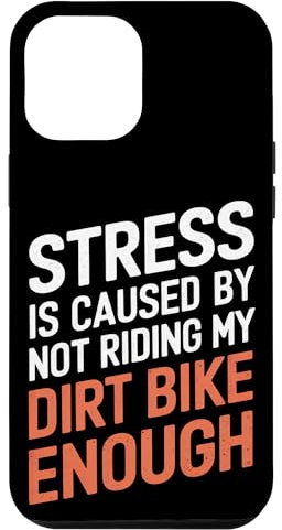 Le stress est causé par le fait de ne pas rouler assez sur ma moto tout-terrain Coque pour iPhone 12 Pro Max