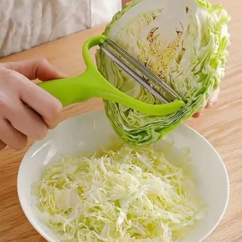 LYNXSD – Rallador de col de acero inoxidable – rallador de verduras multiusos para repollo, zanahorias, patatas – pelador y remachadora de verduras ideal para cortar fácilmente