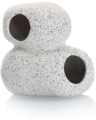 Garnelio GRNLO Malawi Hills Aquarium Deko Höhle aus Keramik | Natürliches Design & Rückzugsort für Cichliden, Krebse & Welse | Versteckhöhle für Aquascaping Aquarien| S: 10 x 7,5 x 10 cm