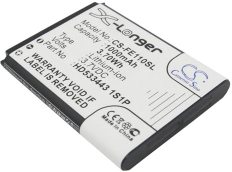 Cameron Sino AQQXING - Batteria ricaricabile per Musicman BT-X1, Soundstation Musicman MA (1000 mAh)