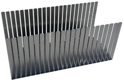 Jiuvaso Affettatrice per pane in acciaio inossidabile per pane, guida al taglio, robusta, manuale, guida al taglio per torte e bagel commerciali