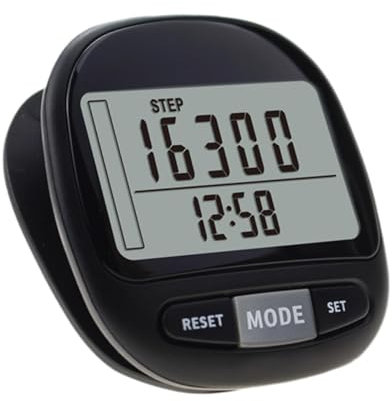 Podomètre de sport pour la marche avec affichage numérique, traqueur de fitness portable pour hommes, femmes, enfants, personnes âgées