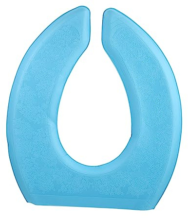 VALICLUD Cojín Para Asiento De Inodoro Eva 1 Unidad Tapete Grueso Transpirable Diseño u Uso Doméstico y Oficina Anti Frío Color Azul