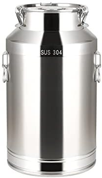 Stockpot, bricco per latte e vino a prova di perdite, in acciaio inox, versatile, contenitore per tè per il trasporto di liquidi, 36 x 25 cm, durevole e facile da pulire