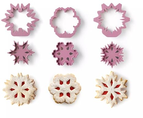 Betty Bossi Spitzbuben-Ausstecher Schneestern 10 cm - Set (32090)