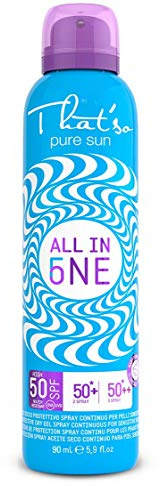 That'so All in One - Écran solaire en spray Incrémental 50/50 + / 50 ++ pour les enfants et les peaux sensibles - 90 ml