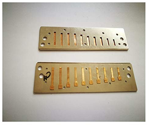 Harmonica-Accessories Harmonica Reed Plate Folk Harp Instrument Accessories Useful (Color : Key of C)