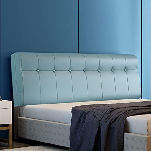 Gepolstertes Kopfteil Kissen, Leder Wandkissen Weiche Hülle Einfarbiges Kopfteil, Lendenpolster Mit Abnehmbarem Bezug Zum Fernsehen, Spielen, Ausruhen,A,No headboard 47.2/120cm