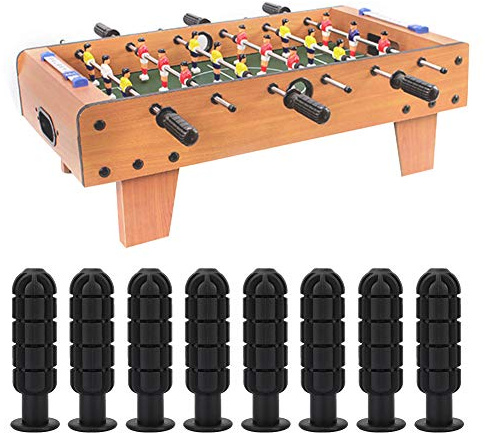 KIMISS 8 Pezzi da Tavolo, per Bambini e Bambini Calcio Plastico con Impugnatura a Biliardino, Parte di Ricambio per Manici da Calcio Impugnatura