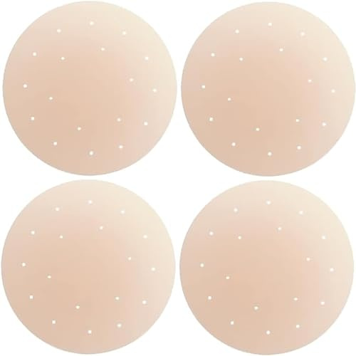 Rocf Rossini Ultra-Thin Reusable Silicone Nipple Pasties Sticky - Breathable Hypoallergenic Breast Cover Stickies Women Adhesive-Free Invisible Bra for Strapless Dress