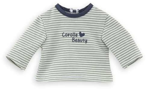 Ma Corolle 9000212800 T-Shirt, gestreift, Lange Ärmel, Kleidung, für Puppen, 36 cm, ab 3 Jahren