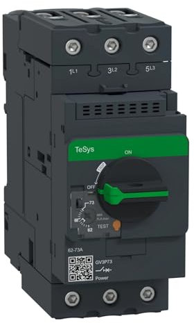 GV3P73 Terminali magnetici termici Interruttore automatico motore 3P 62-73 1 pz