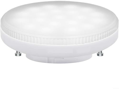 EpheyFIF GX53 LED-Leuchtmittel, 7 W, nicht dimmbar, für Küche, Unterschrankbeleuchtung, Außenleuchte, GX53 LED, GX53 Spot-Leuchtmittel (weiß)