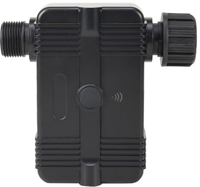 PNI Intelligenter Bewässerungsprogrammierer SWI170, WLAN, 3/4 oder 1/2 Anschluss, 1700 l/h, Tuya-App-Steuerung, kompatibel mit Amazon Alexa und Google Home, Schwarz