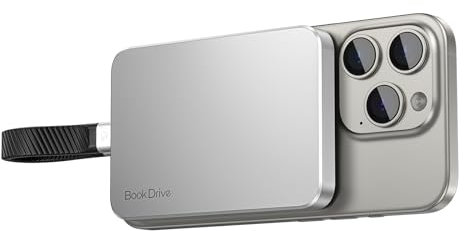 ORICO SSD Externo Magnético 512GB Admite Carga PD 100W, hasta 1050 MB/s, USB 3.2 Gen 2, SSD Portátil, Compatible con MacBook, iPhone 16/15 Pro MAX, Smartphones - BookDrive P10PLUS
