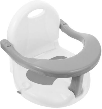 HONMEET Siège de Bain Garçon Fille Confortable avec Ventouses Antidérapantes Siège de Lavage pour Garçon Fille Mois Facile à Nettoyer et Support Assise Sécurisé pour Bain et Soins