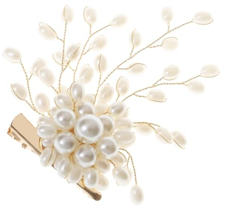 TIKODIDA Perlenbrosche für Hochzeit Damen für Künstlichen Perlen Goldene aus Elegante Modiger Clip Kleidung und Bouquet Festliche Anlässe
