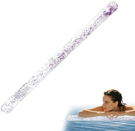 Schwimmbad-Nudel-Wasserschlauch mit Pailletten | Pool Nudelstab für Männer, Frauen, Erwachsene, Jugendliche, Jugendliche, Kinder, Familie, Freunde, See, Teich