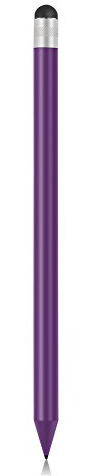 2in1 Penna Stilo, Touch Pen + Carbon Pencil, Matita Smart Pen Sostitutiva Compatibile Con La Maggior Parte Delle Compresse Per Schermi Capacitivi, Smart Phone - 5 Colori Opzionali(viola)