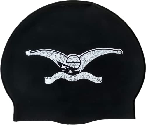 IMSPIRA Gorro Natacion Silicona Hombre Mujer Aquagym Piscina Unisex Antideslizante Comodo Alta Adherencia Hecho Espana Gorros Turbo Competicion Ligero Diseño Artistico Deportivo