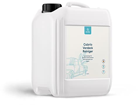 eco:fy Cabrio Verdeck Reiniger Reinigungsmittel Spray zur Reinigung von Cabrio-Dach aus Stoff, Leder, Kunststoff, Kunstleder lösemittelfrei palmölfrei (5 l)