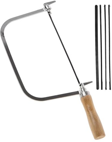 ANDRESLAD 1 Juego De De Grabado De Mano Para Cortar Madera De Calar Sierras De Tracción De Arco Para Carpintería Herramientas Manuales De Alta