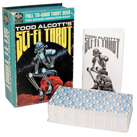The Unemployed Philosophers Guild Todd Alcott's Sci-Fi Tarot - Deck with Original Space-Age Retro Art and Illustrations - Boxed Set with 78 Cards