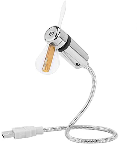 LED USB-fläkt, USB Mini Flexibel fläkt, Flexibel LED Programmerbar meddelandevisning Mini RGB USB-fläkt för bärbar dator för bärbar dator