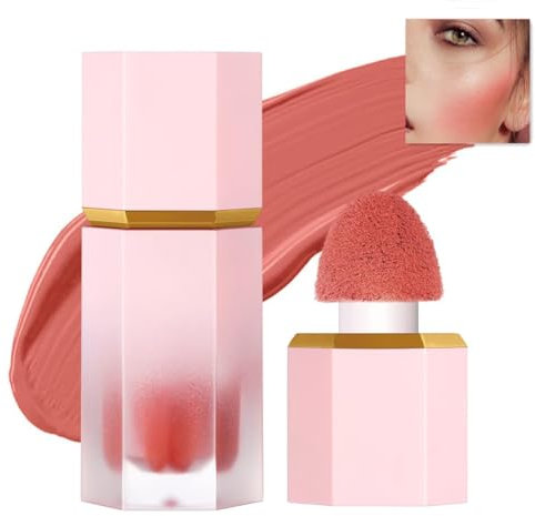 Beauty Searcher Wangen-Gel-Creme-Flüssigrouge, weiches, leichtes, atmungsaktives Gefühl, langanhaltend, wischfest, natürlich aussehend, Hauttönung-Rouge-Makeup (#103 DEVOTED)