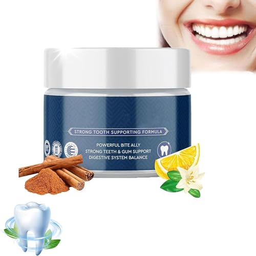 Polvo dental Fortbite - Pasta dental Fortbite Polvo blanqueador de dientes Elimina eficazmente las caries Pasta dental en polvo totalmente natural
